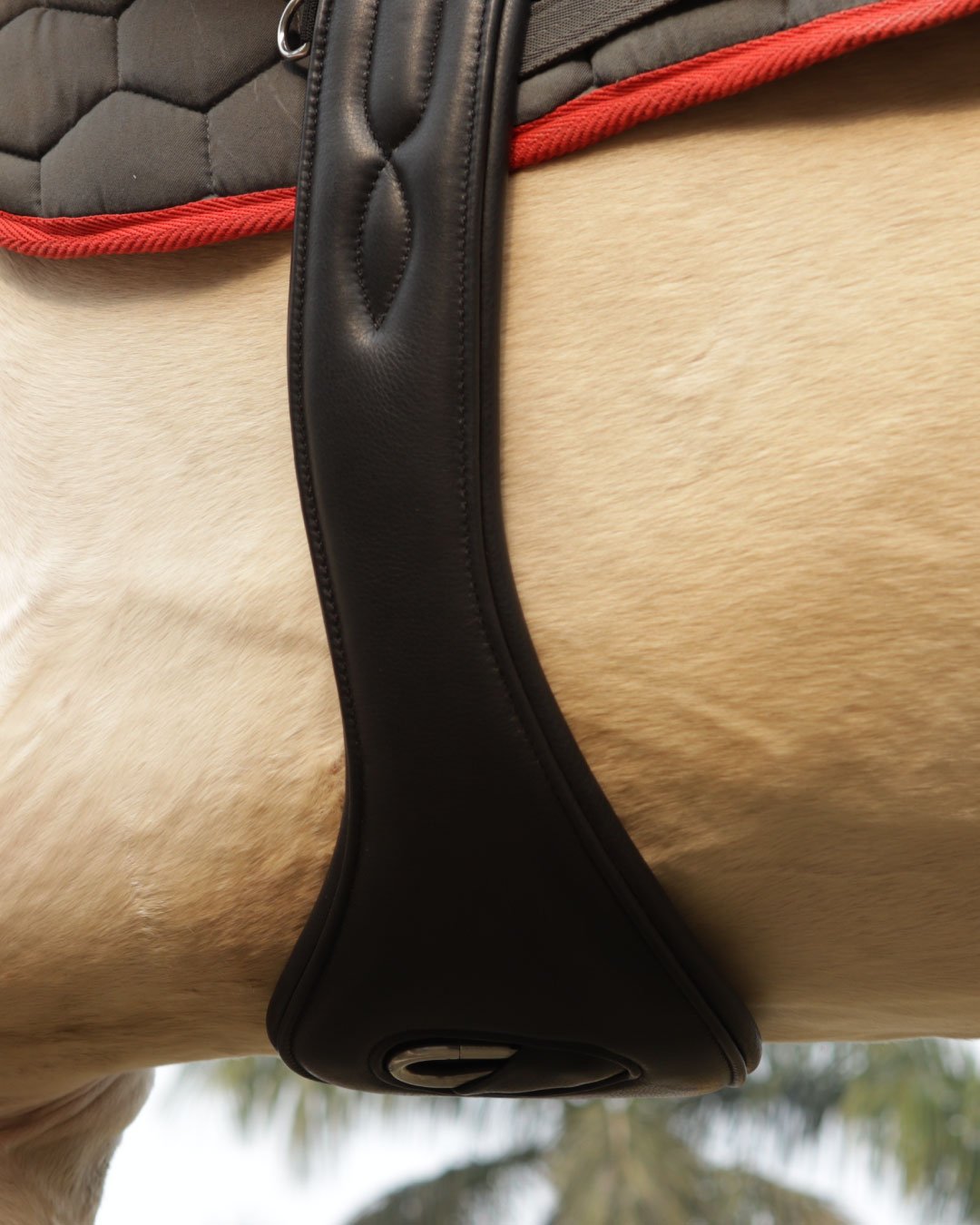 Long soft leather curve girth - Image 5