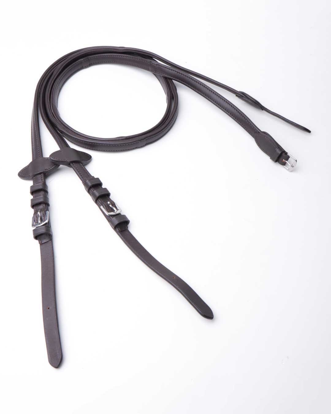 Soft Leather Reins - Black