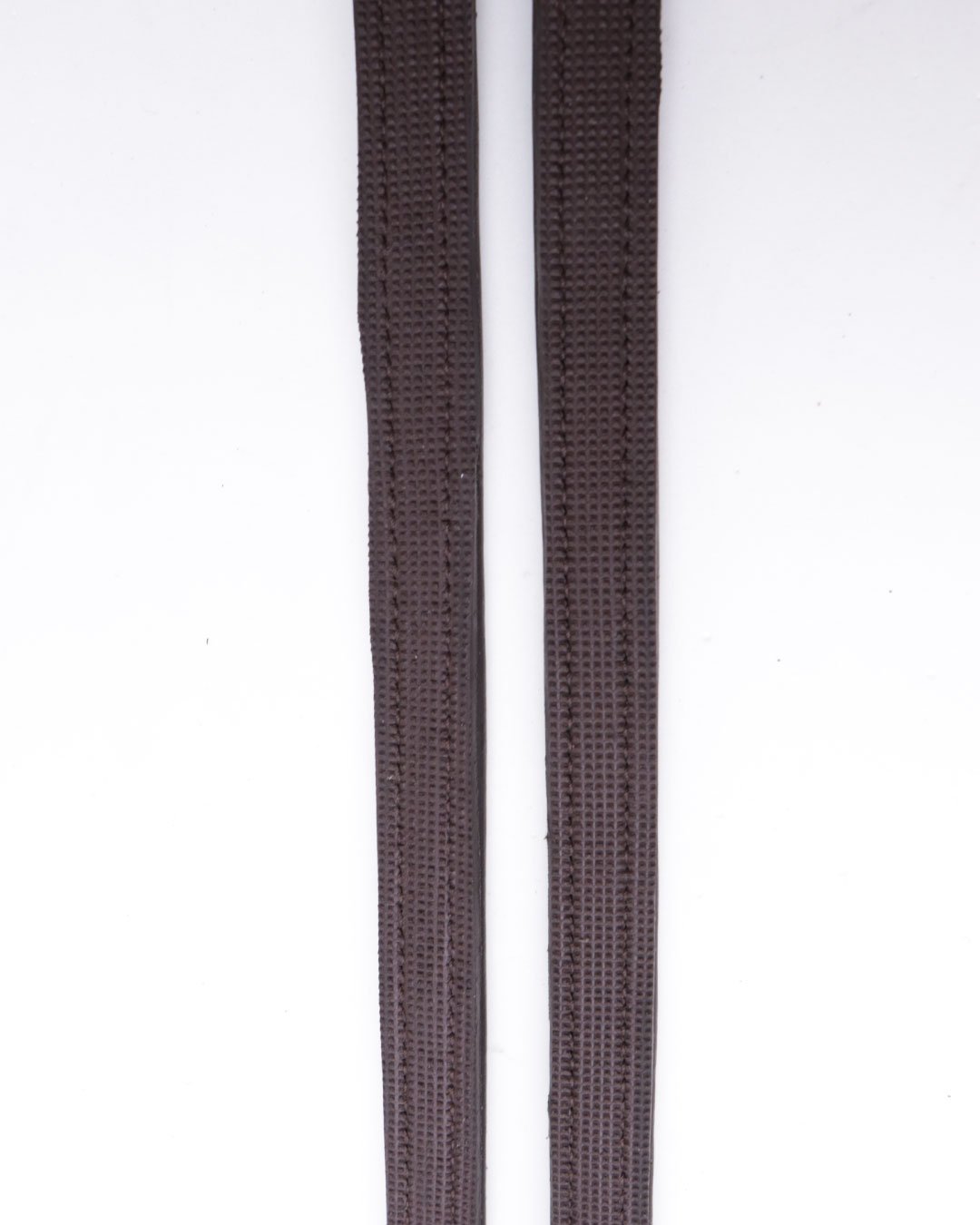 Leather Reins with Rubber Grip - Brown - Image 3